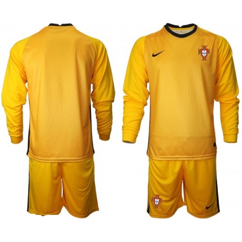 Portugal Dres Golmanski Dječji Gostujući Euro 2020 Dugim Rukavima Portugal Dres Golmanski Dječji Gostujući Euro 2020 Dugim Rukavima